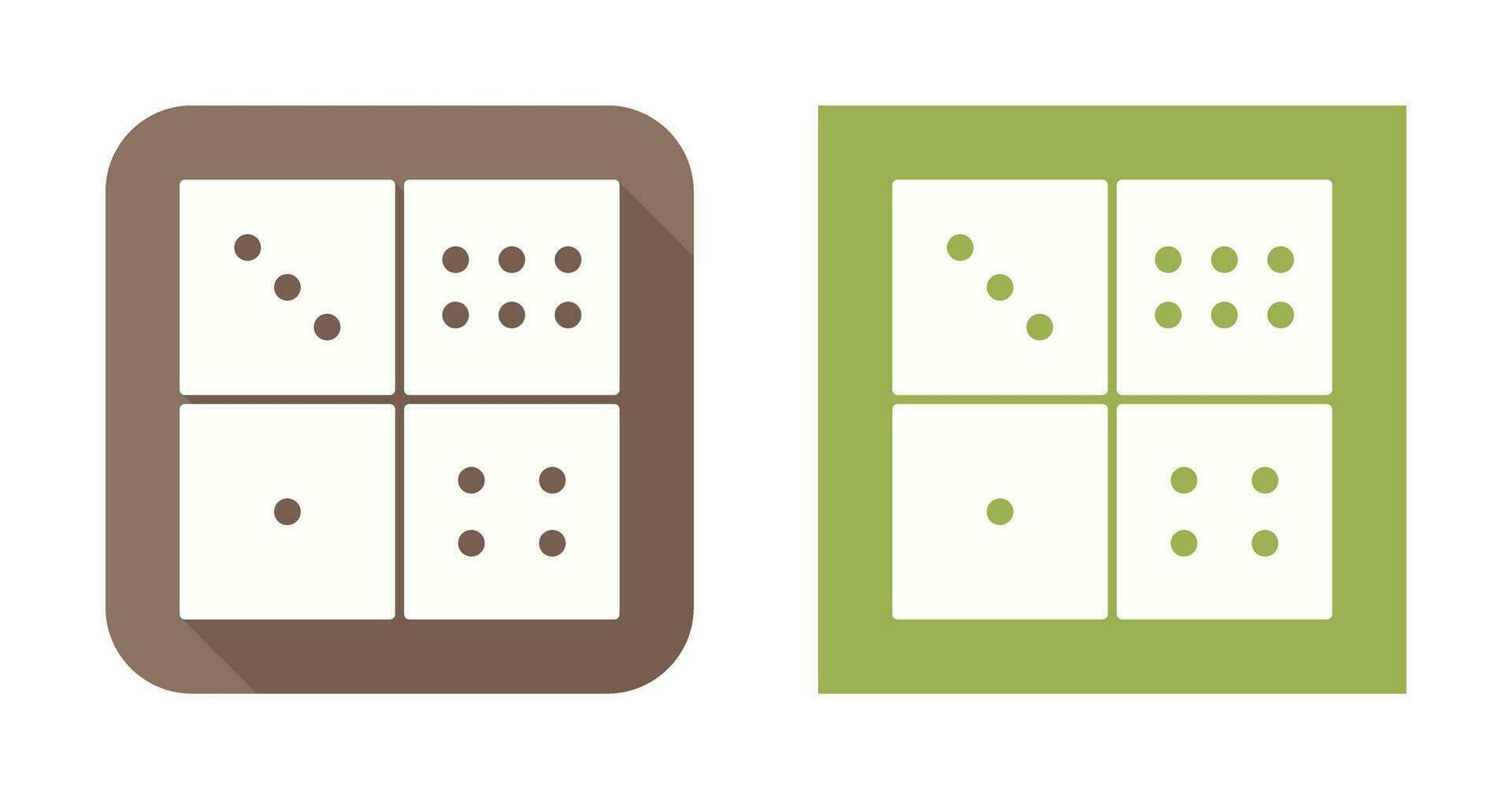 Domino Game Vector Icon