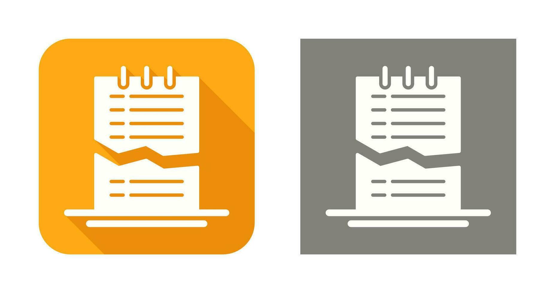 Corrupted List Vector Icon
