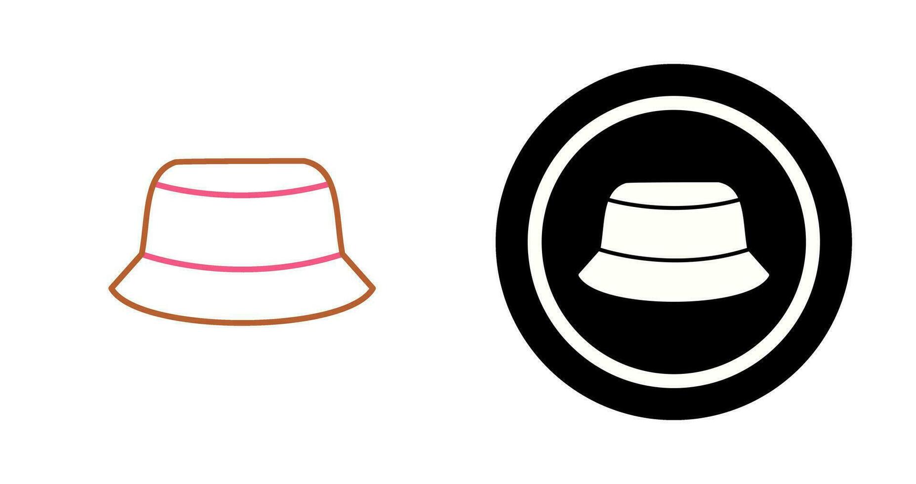 icono de vector de sombrero de hombre