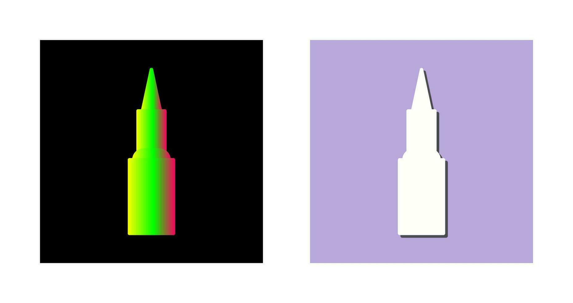 icono de vector de cosméticos kajal