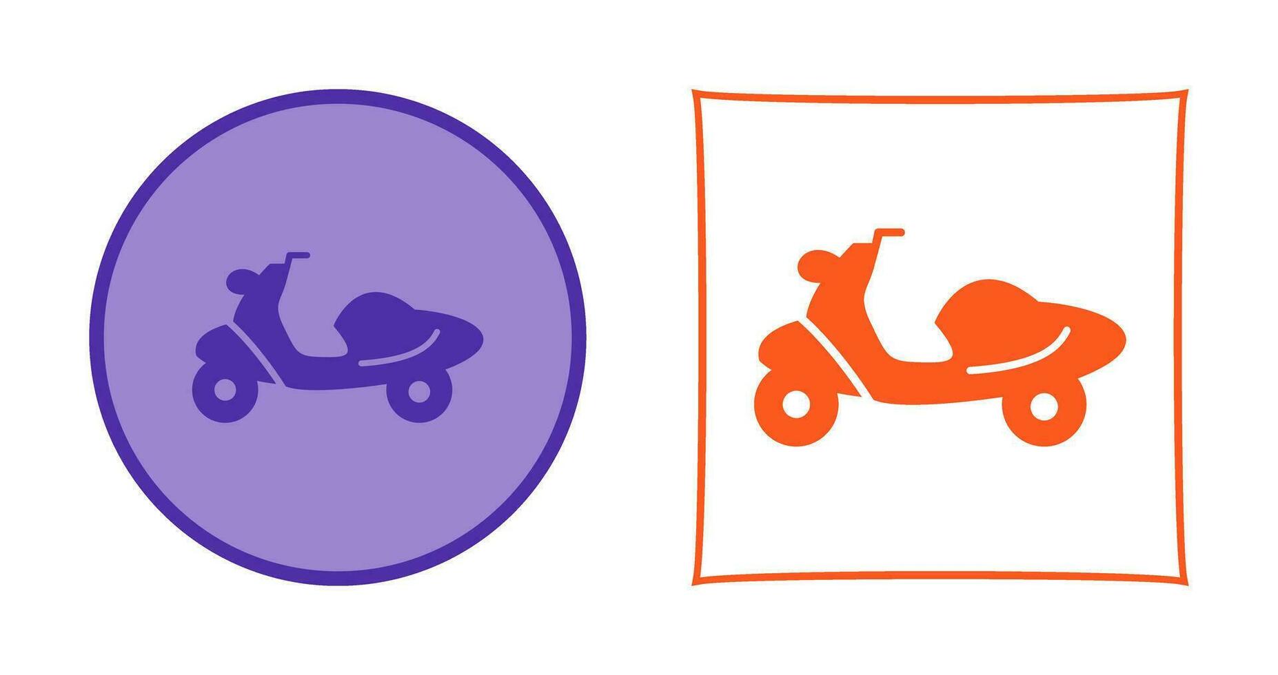 icono de vector de scooter