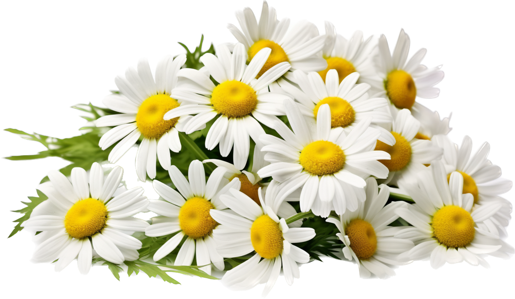 Chamomile png with AI generated.