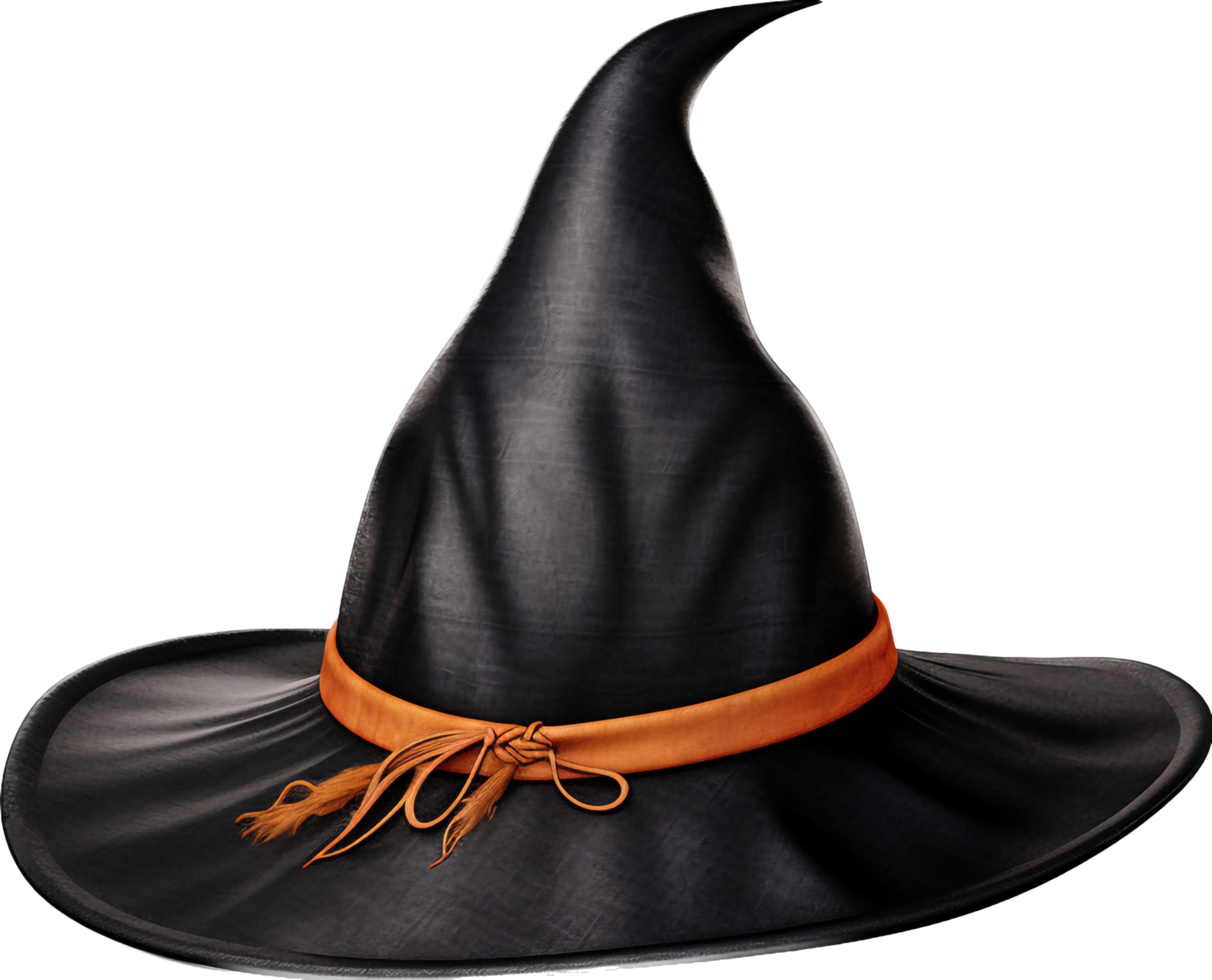 Witch hat png with AI generated.