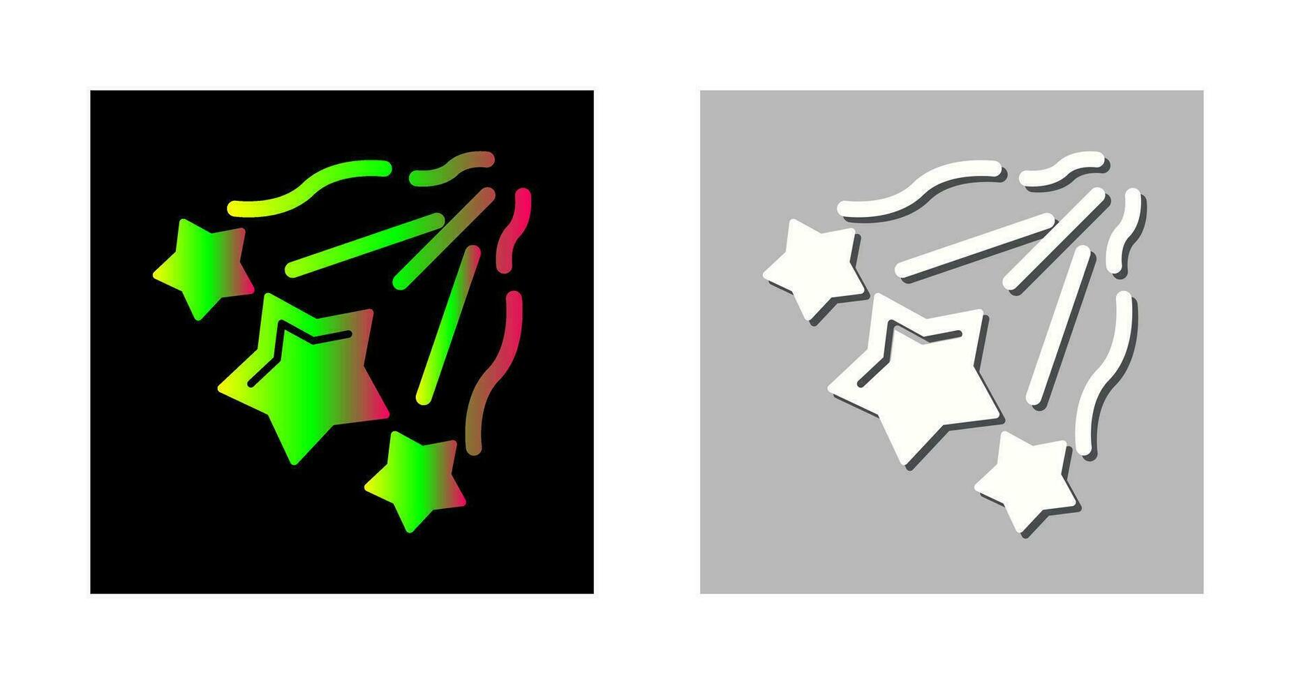 Falling Stars Vector Icon