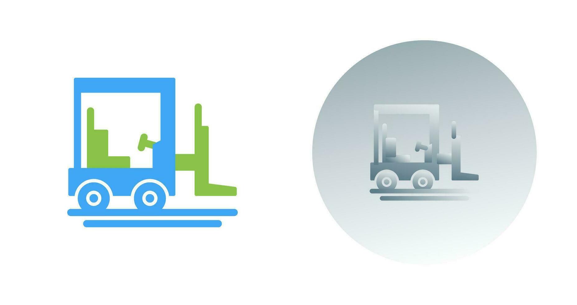Forklift Vector Icon