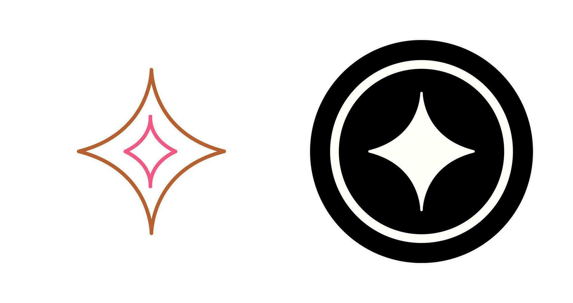 Unique Diamond Vector Icon