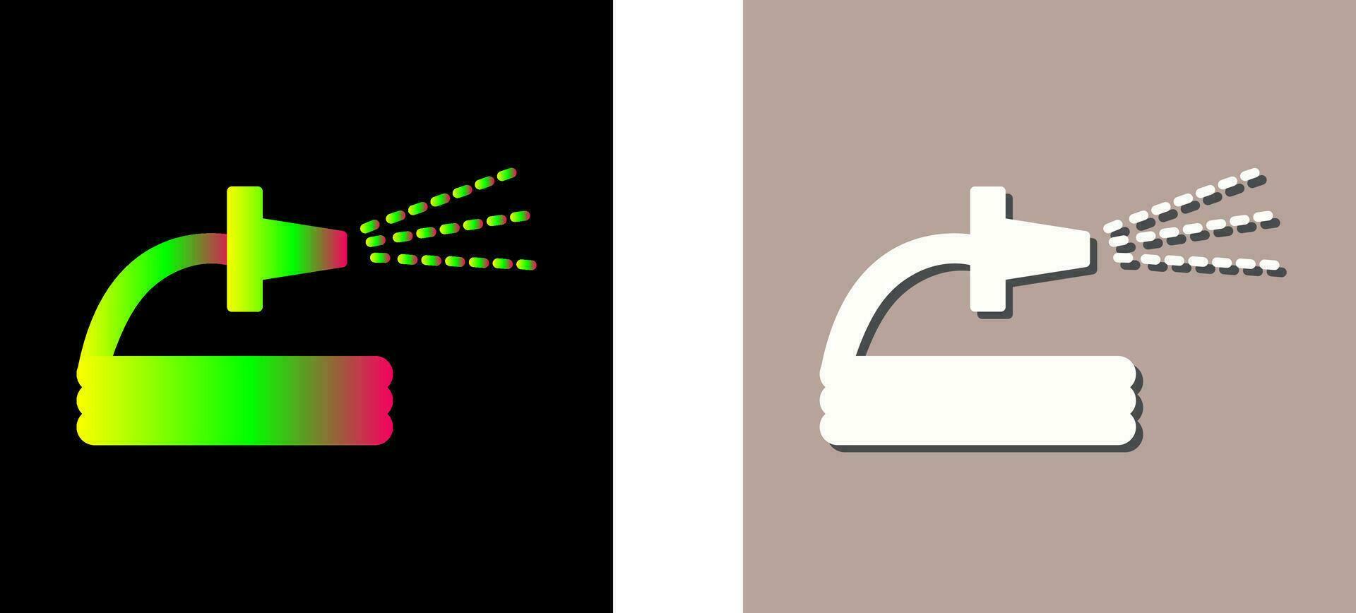 Unique Spraying Water Vector Icon