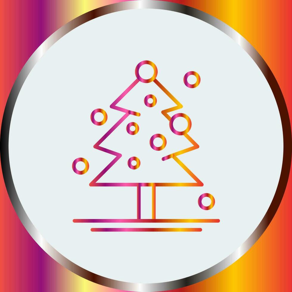 icono de vector de árbol de navidad