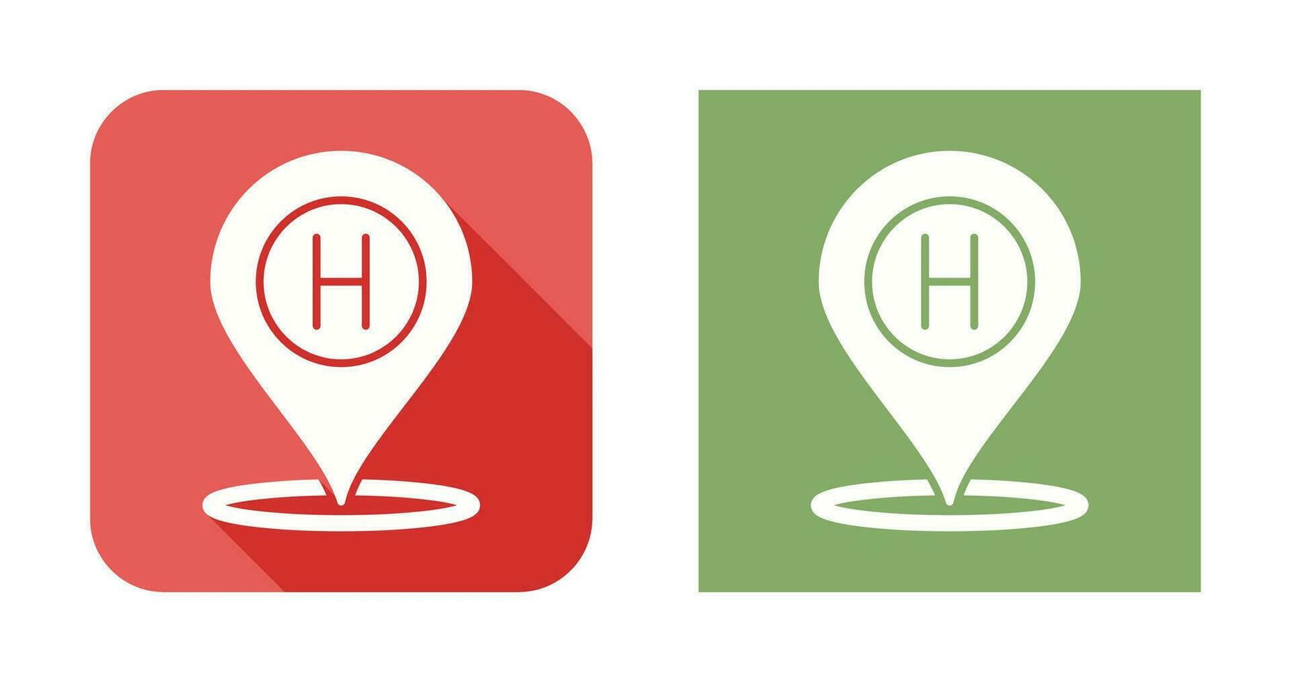 Hotel Location Vector Icon