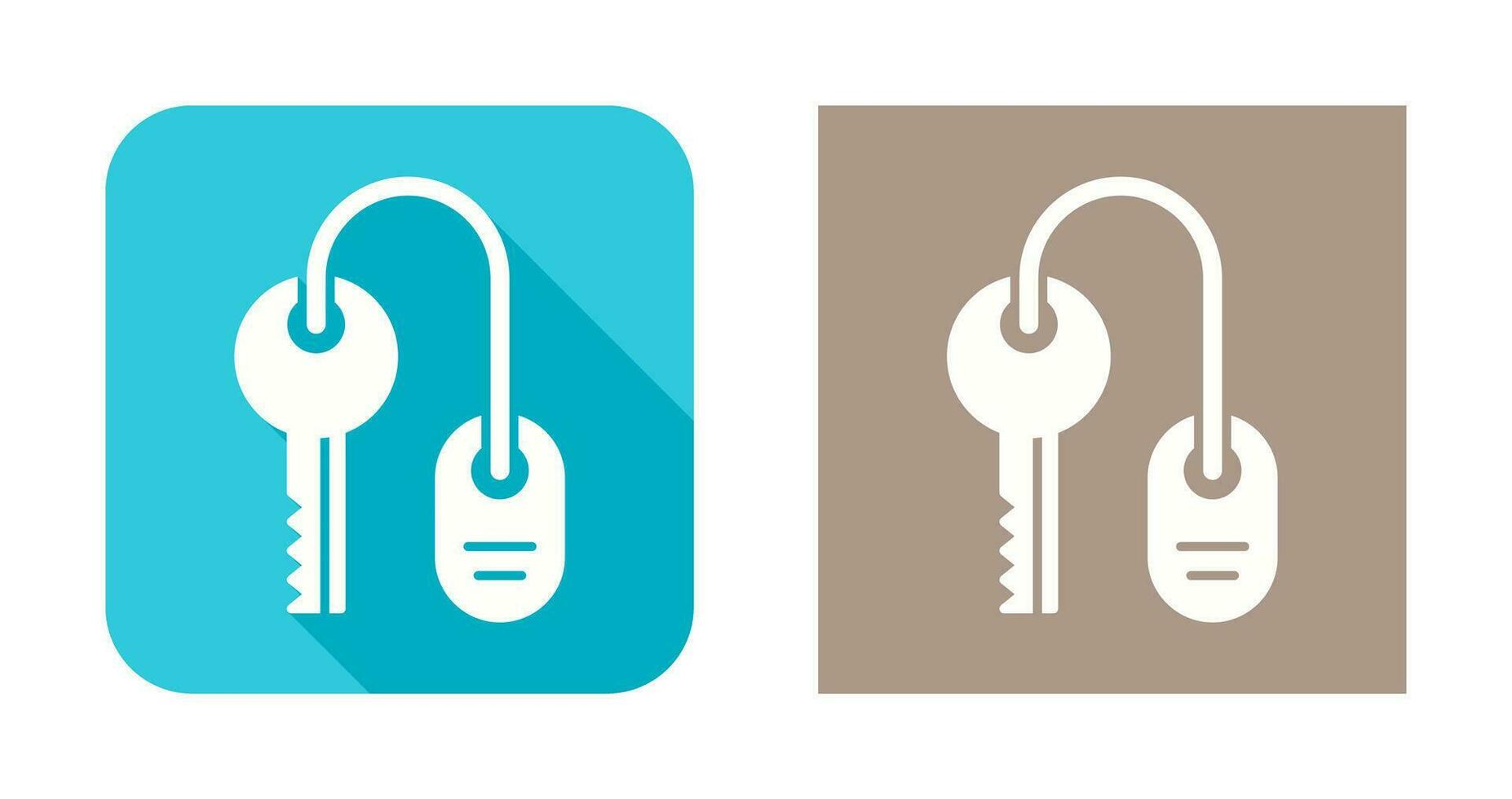 Room key Vector Icon