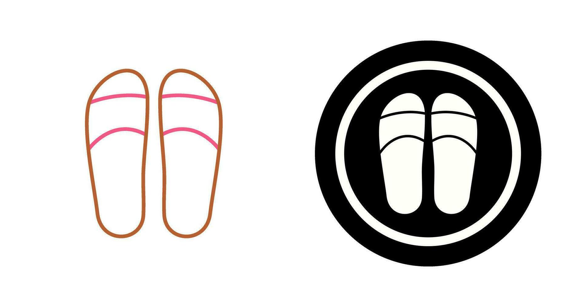 icono de vector de zapatillas