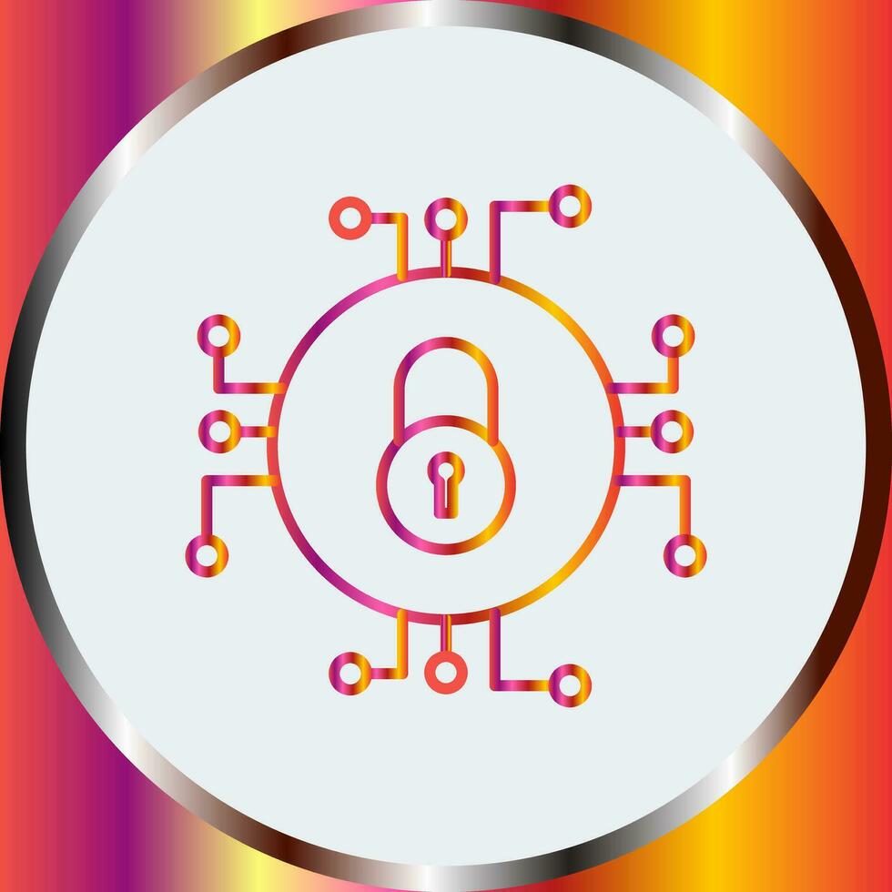 Unique Data Security Vector Icon