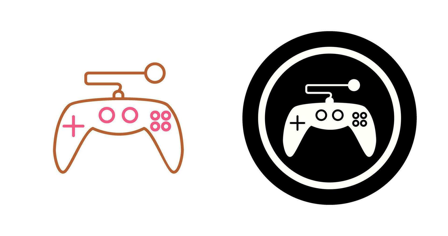 Unique Gaming Control Vector Icon