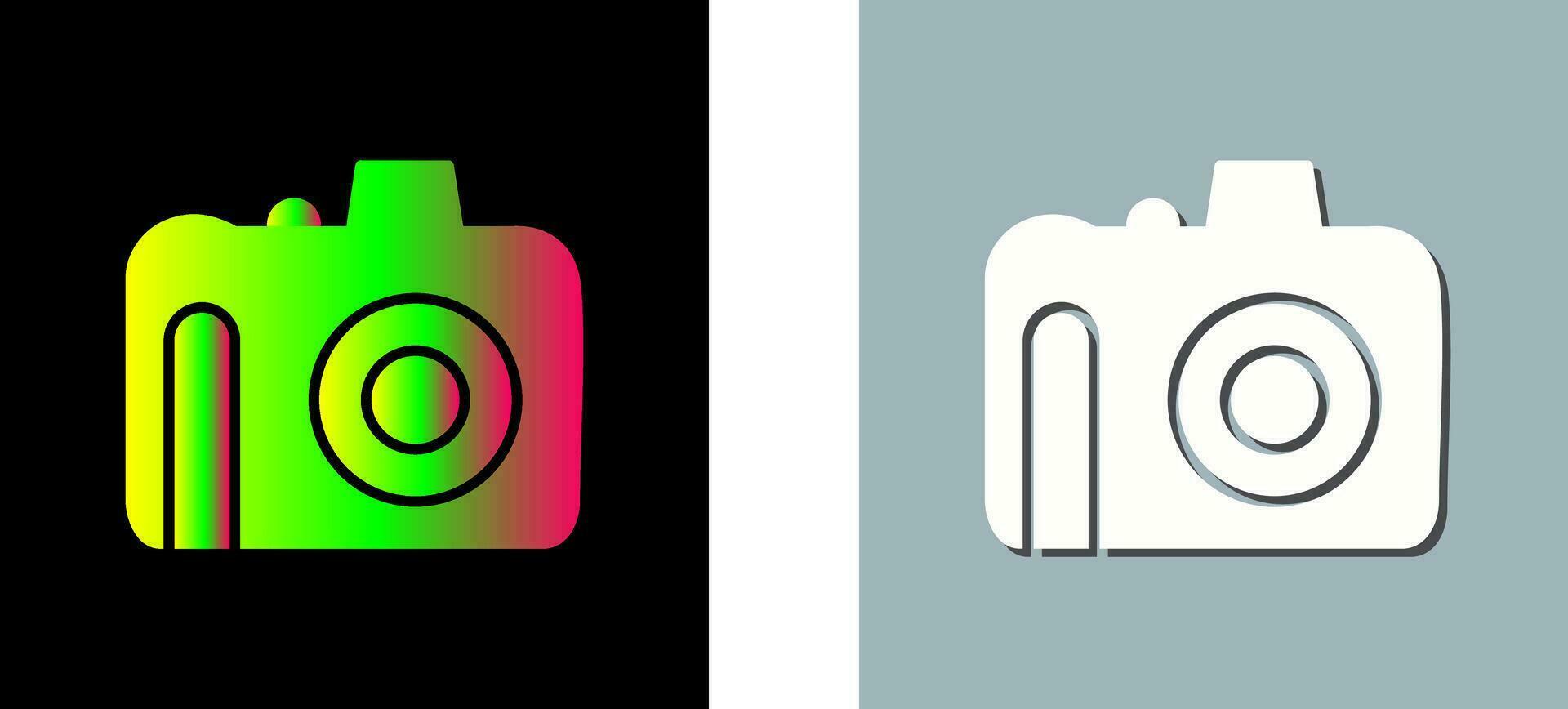 Unique DSLR Camera Vector Icon