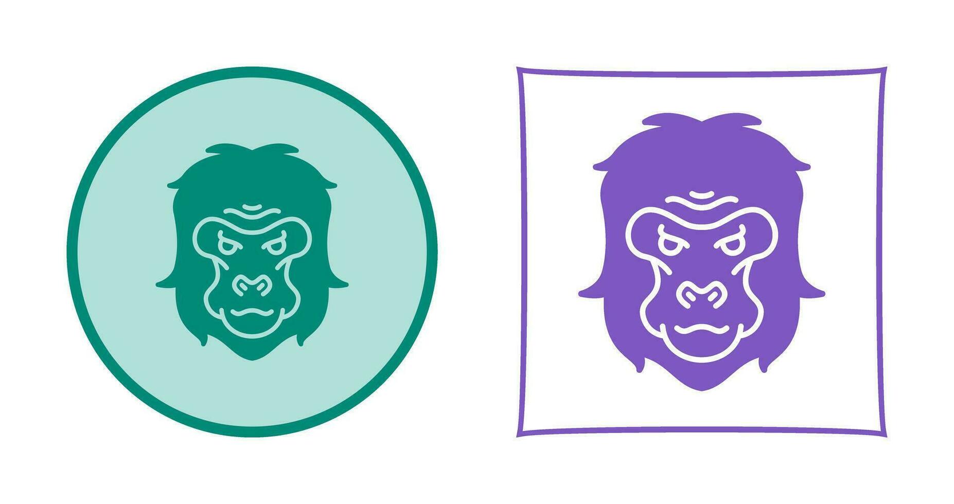 Gorilla Vector Icon