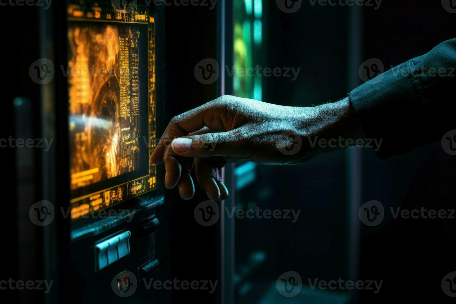 Touchable Hands using atm. Generate Ai photo