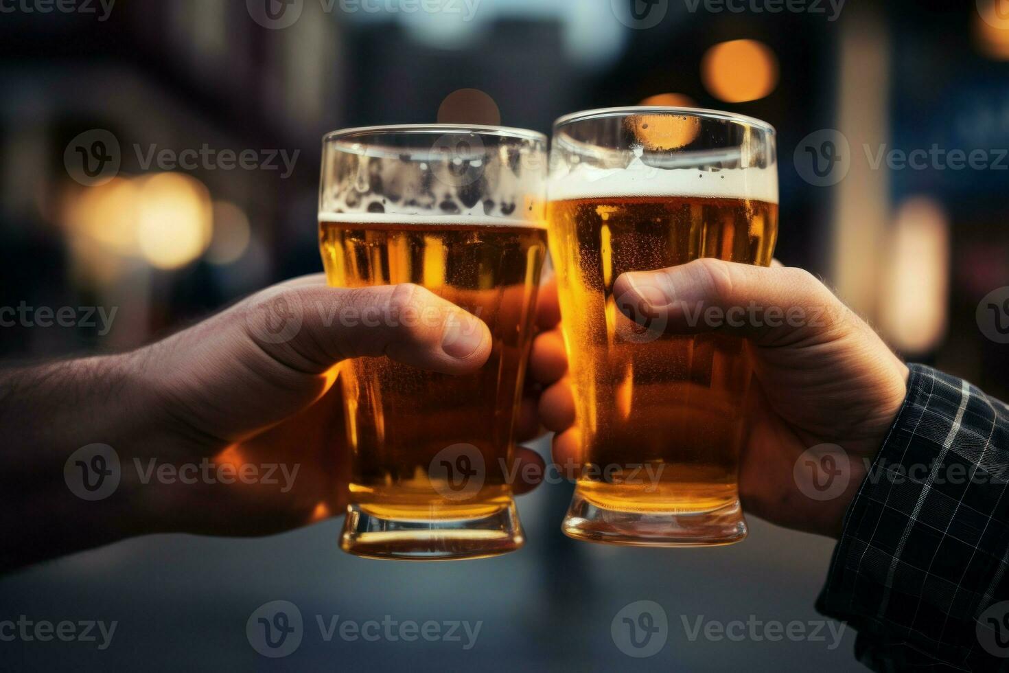 Hands with beers. Generate Ai 30579847 Stock Photo at Vecteezy