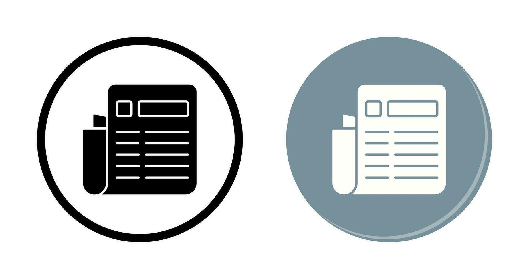 News Paper Vector Icon