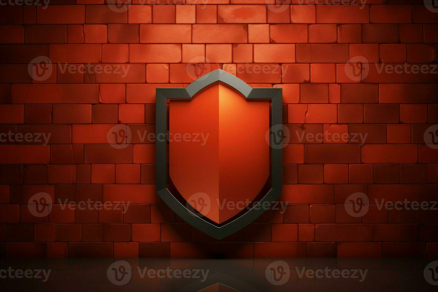 Robust Firewall security background. Generate Ai photo