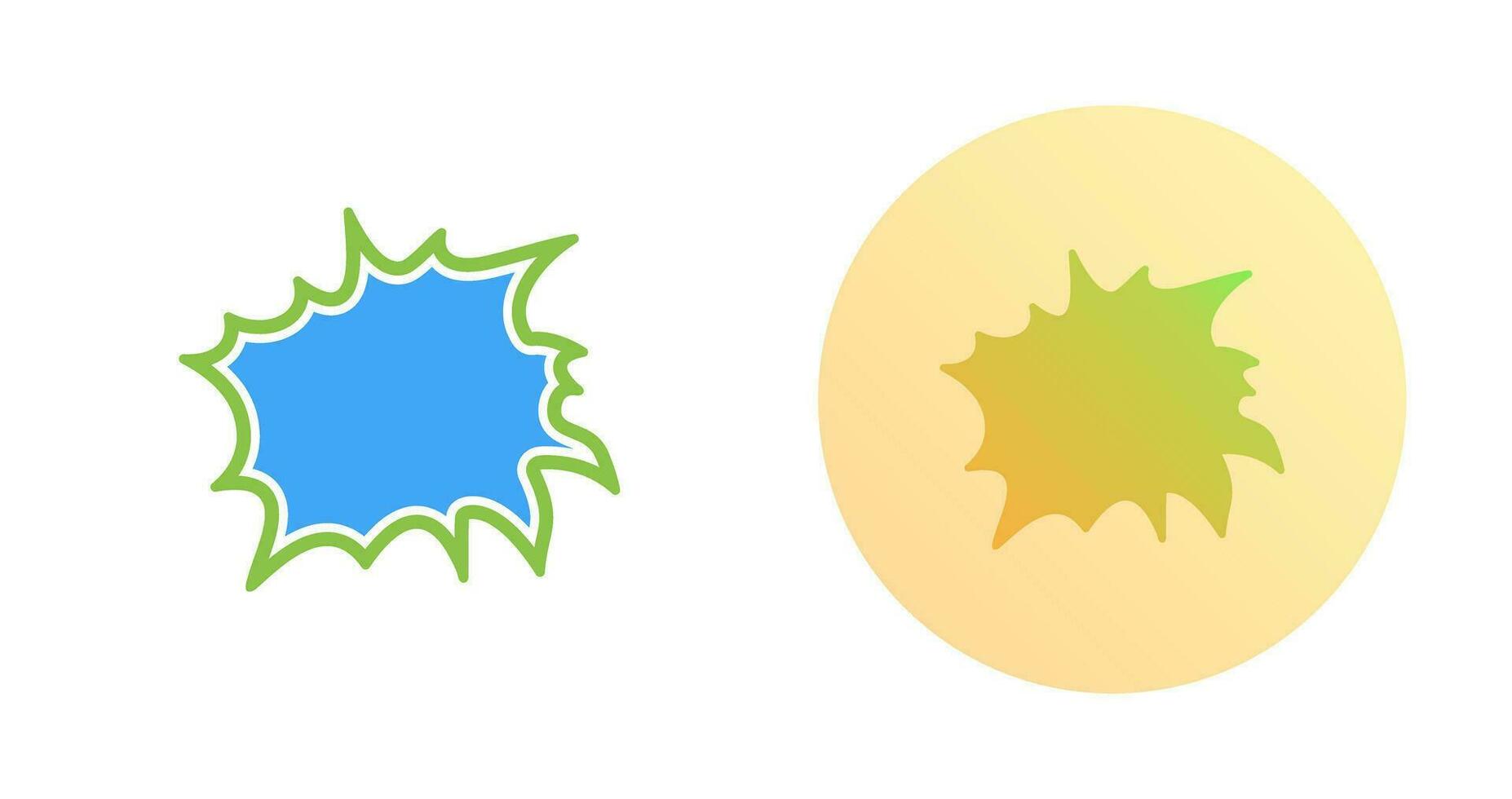 Unique Explosion Vector Icon