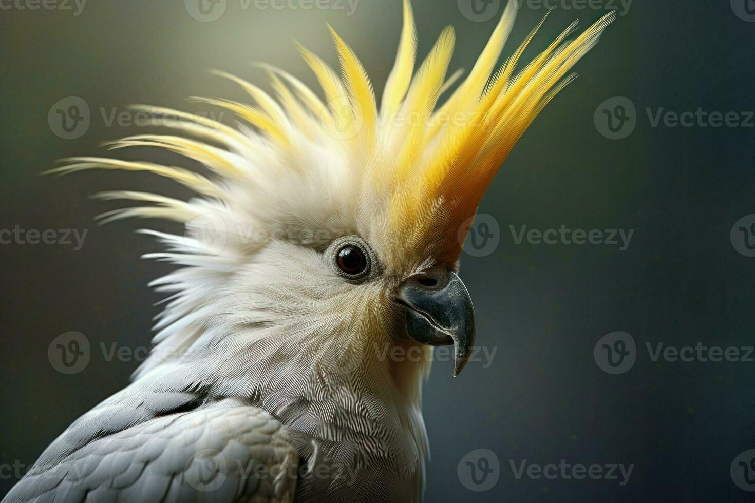 Affectionate Cockatiel bird. Generate Ai photo
