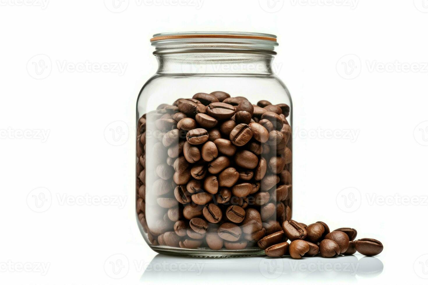 Coffee beans. Generate Ai photo