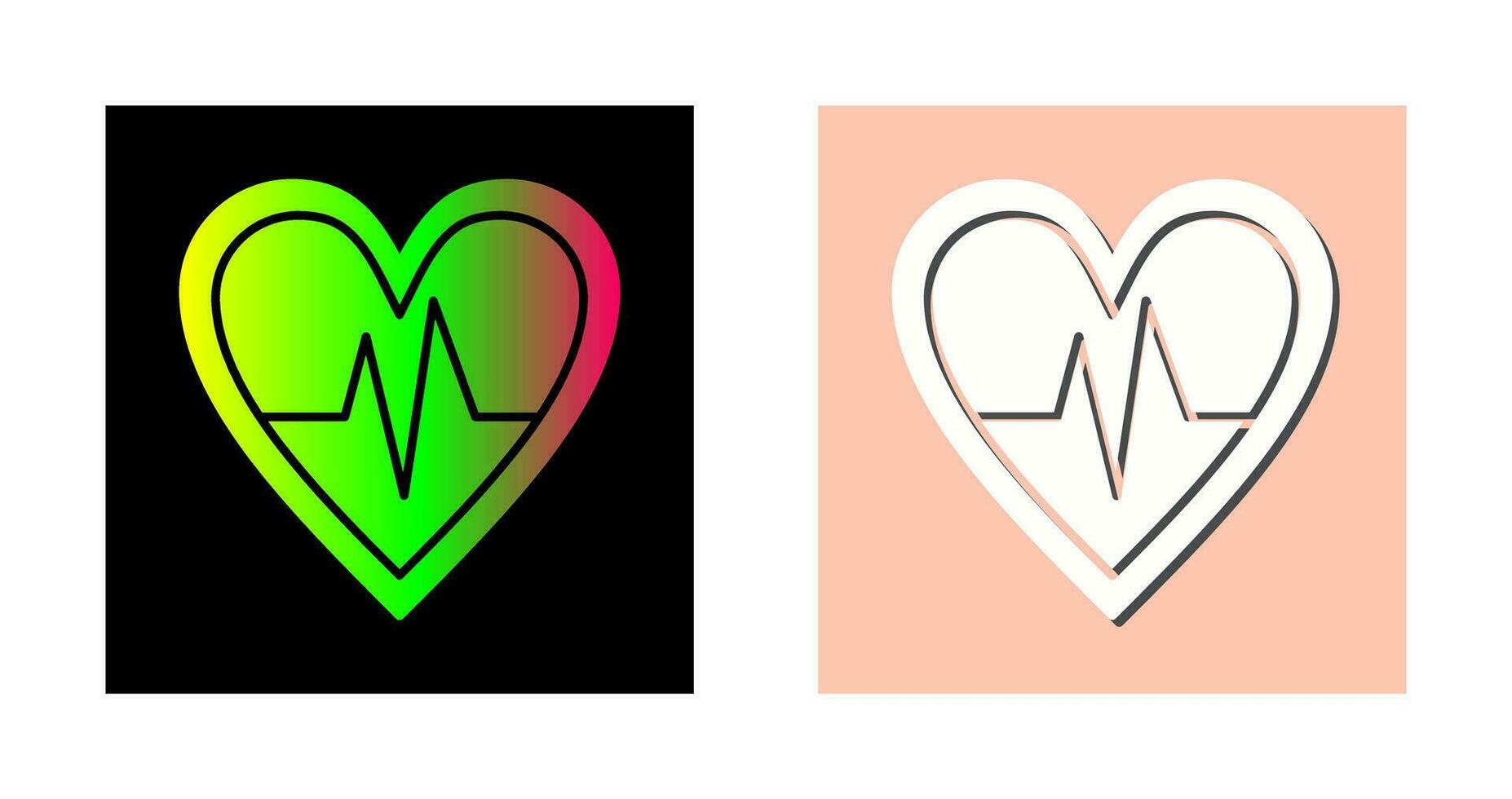 icono de vector de cardiograma