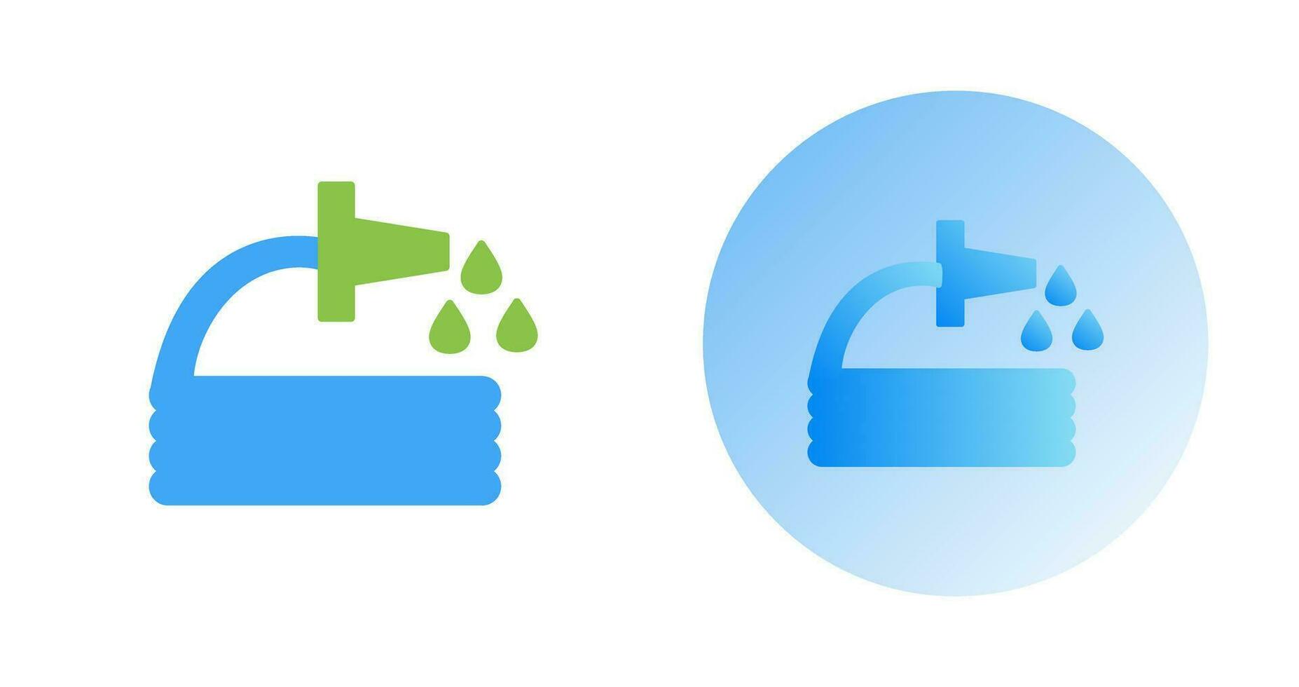 Unique Water Hose Vector Icon