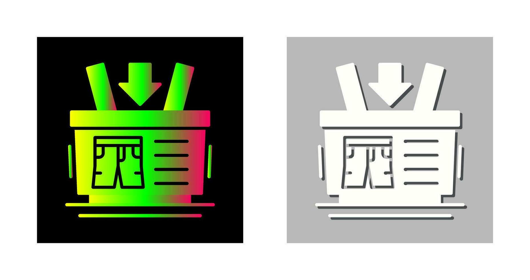 Shopping Basket Vector Icon