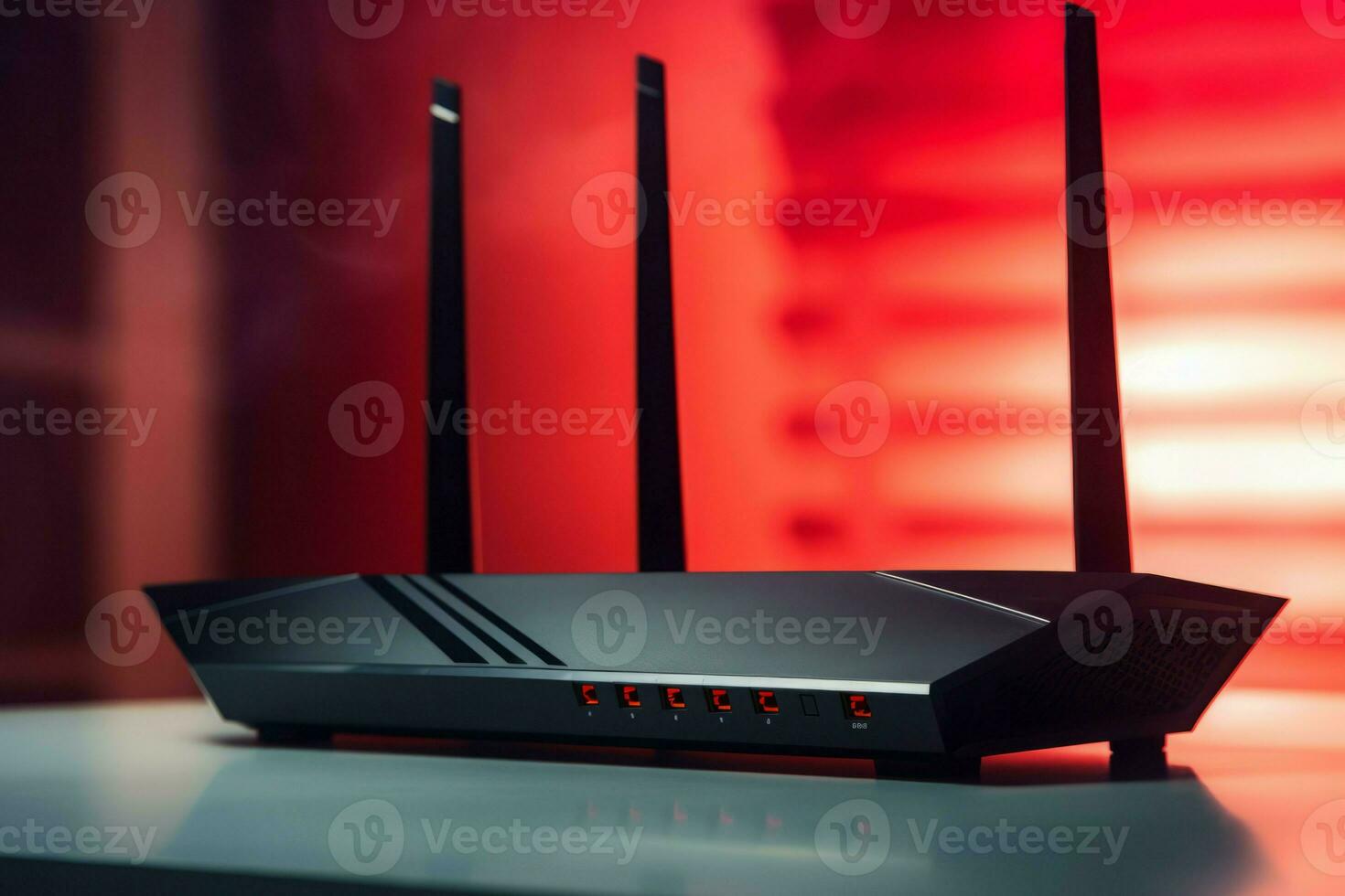 Wifi modern router. Generate Ai photo