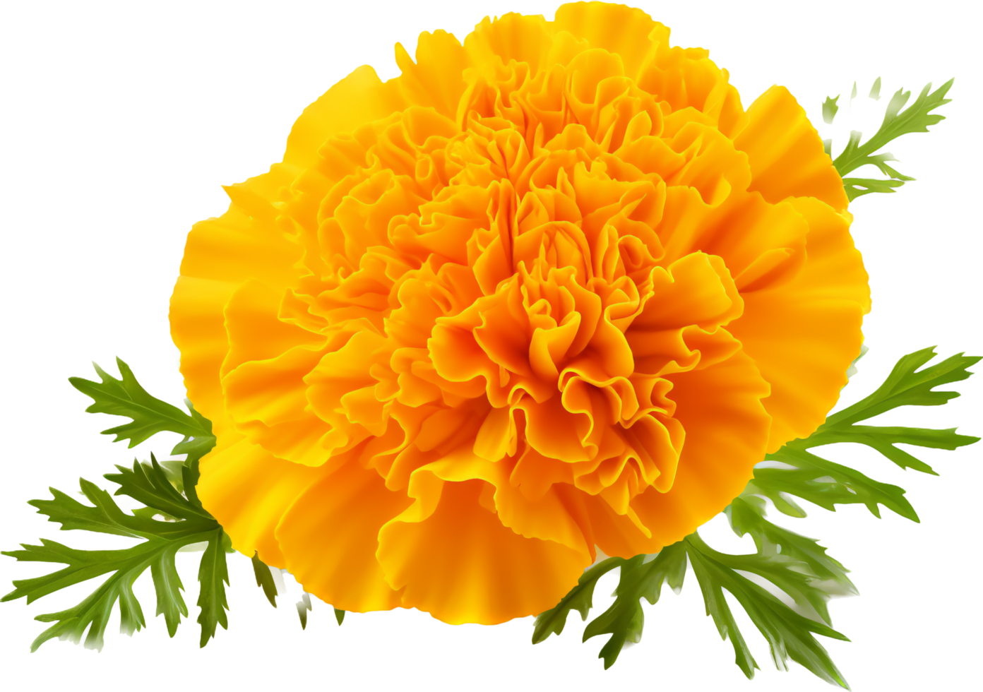 Marigold png with AI generated.