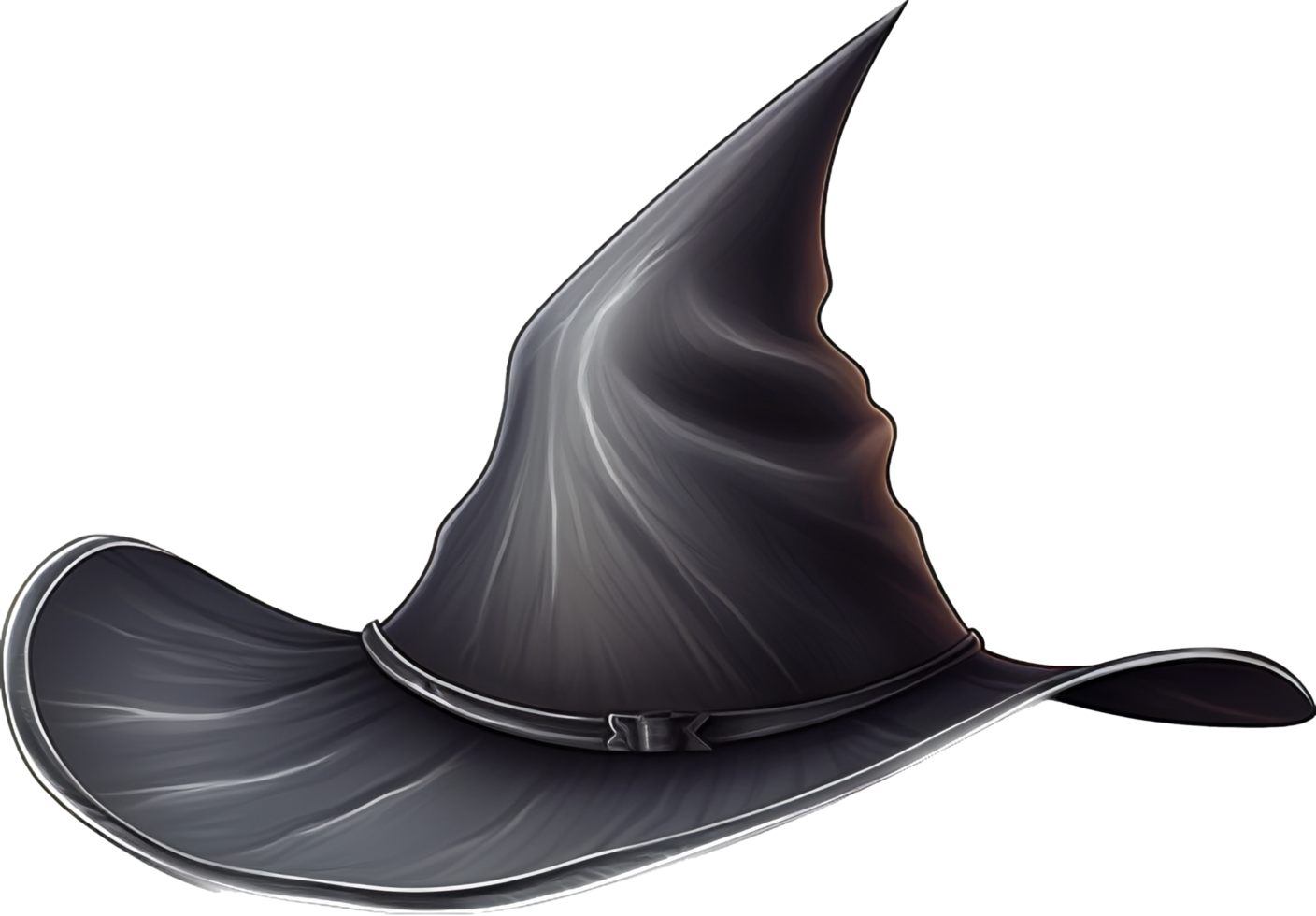 Witch hat png with AI generated.