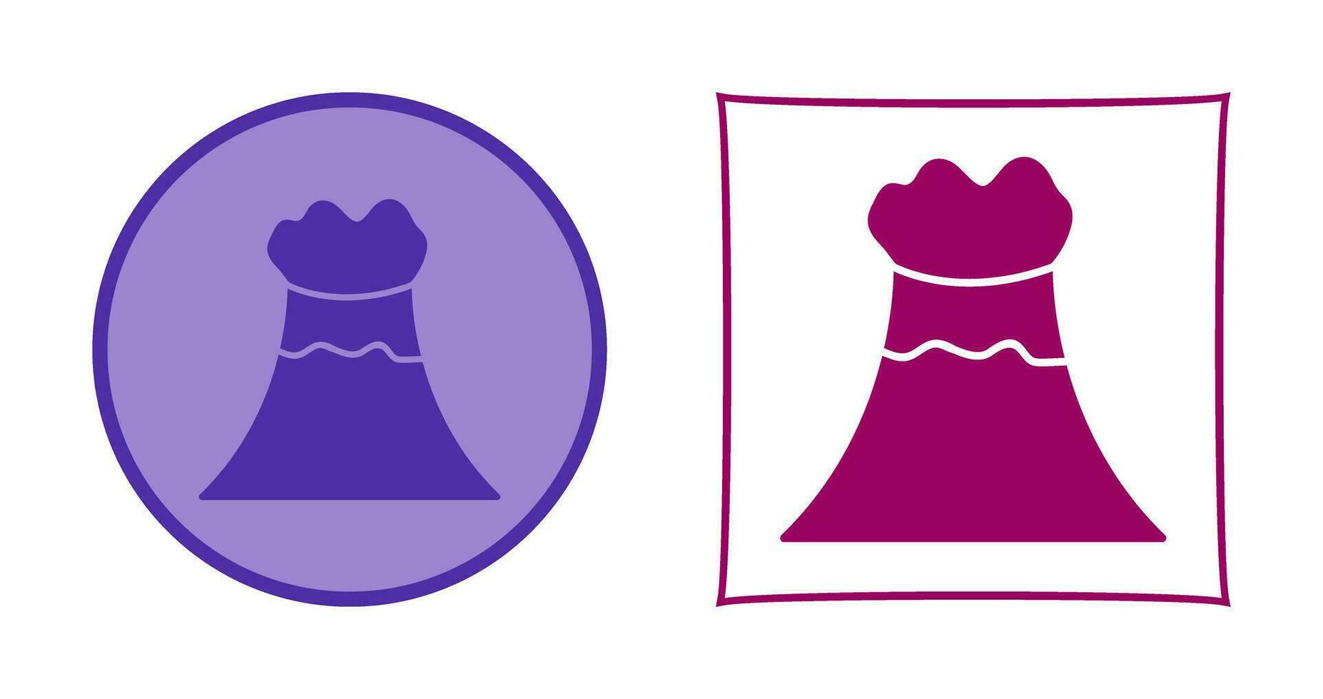 Volcano Vector Icon