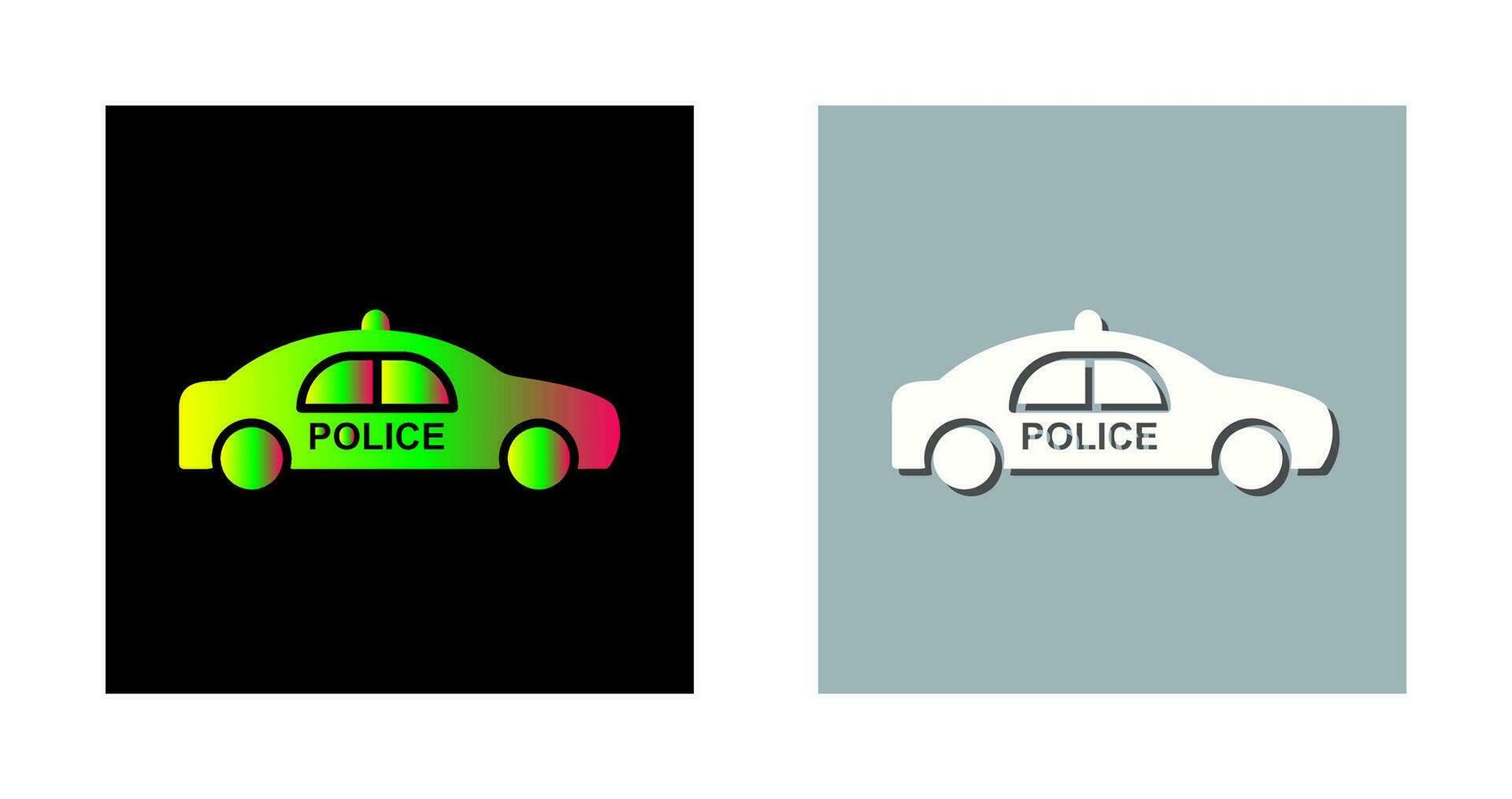 Police Car Vector Icon