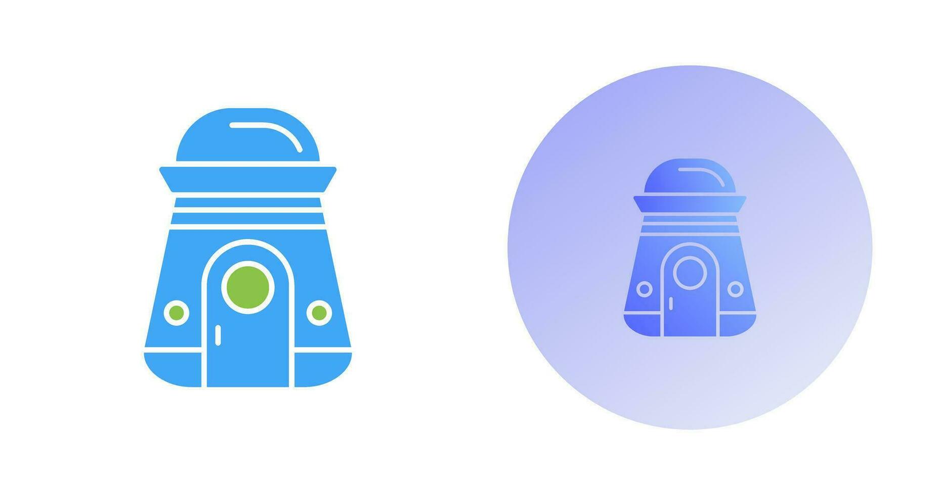 Space Capsule Vector Icon