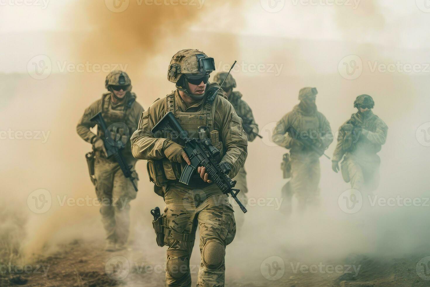 Special force soldiers. Generate Ai photo