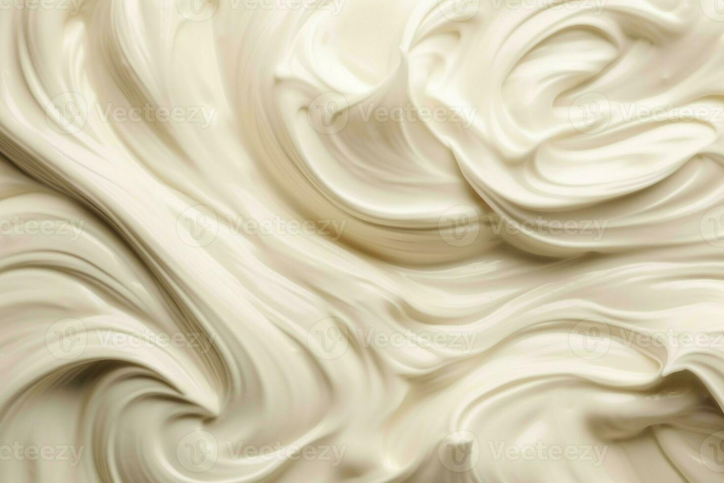 Vanilla cream background. Generate Ai photo