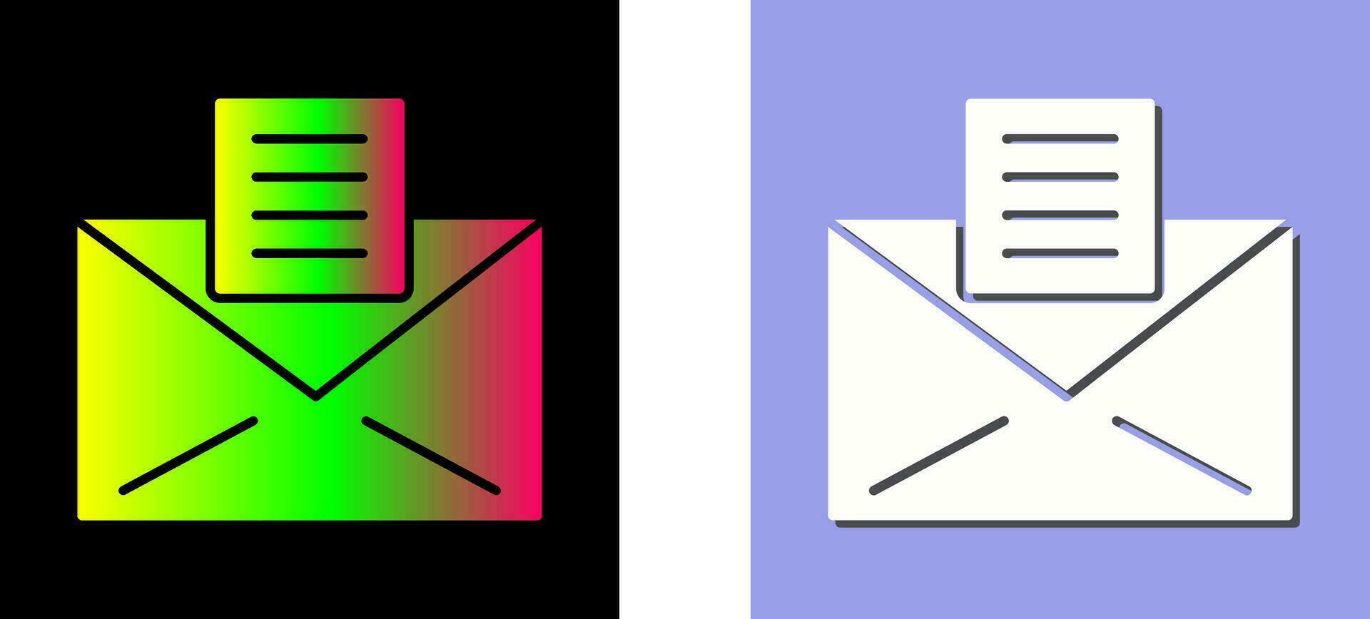 Email Documents Vector Icon