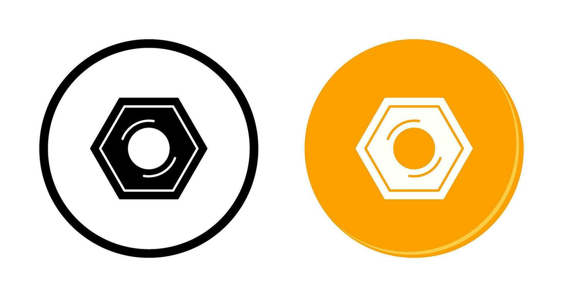 Nut Vector Icon