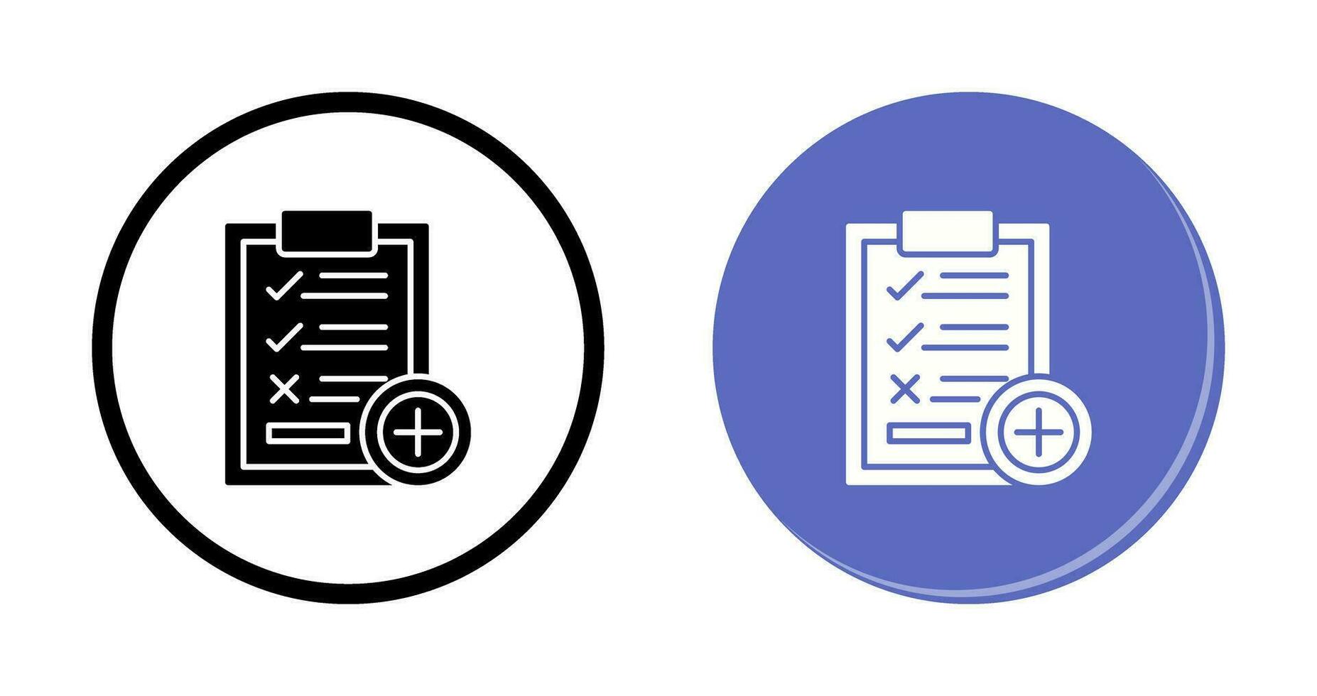 Medical Examination List Vector Icon