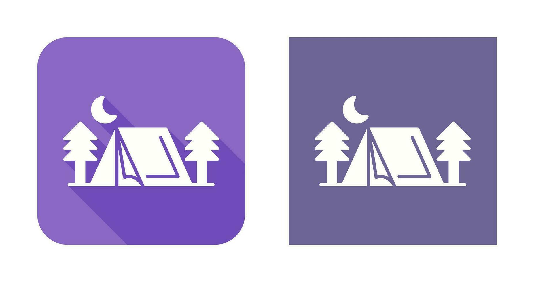 Tent Vector Icon