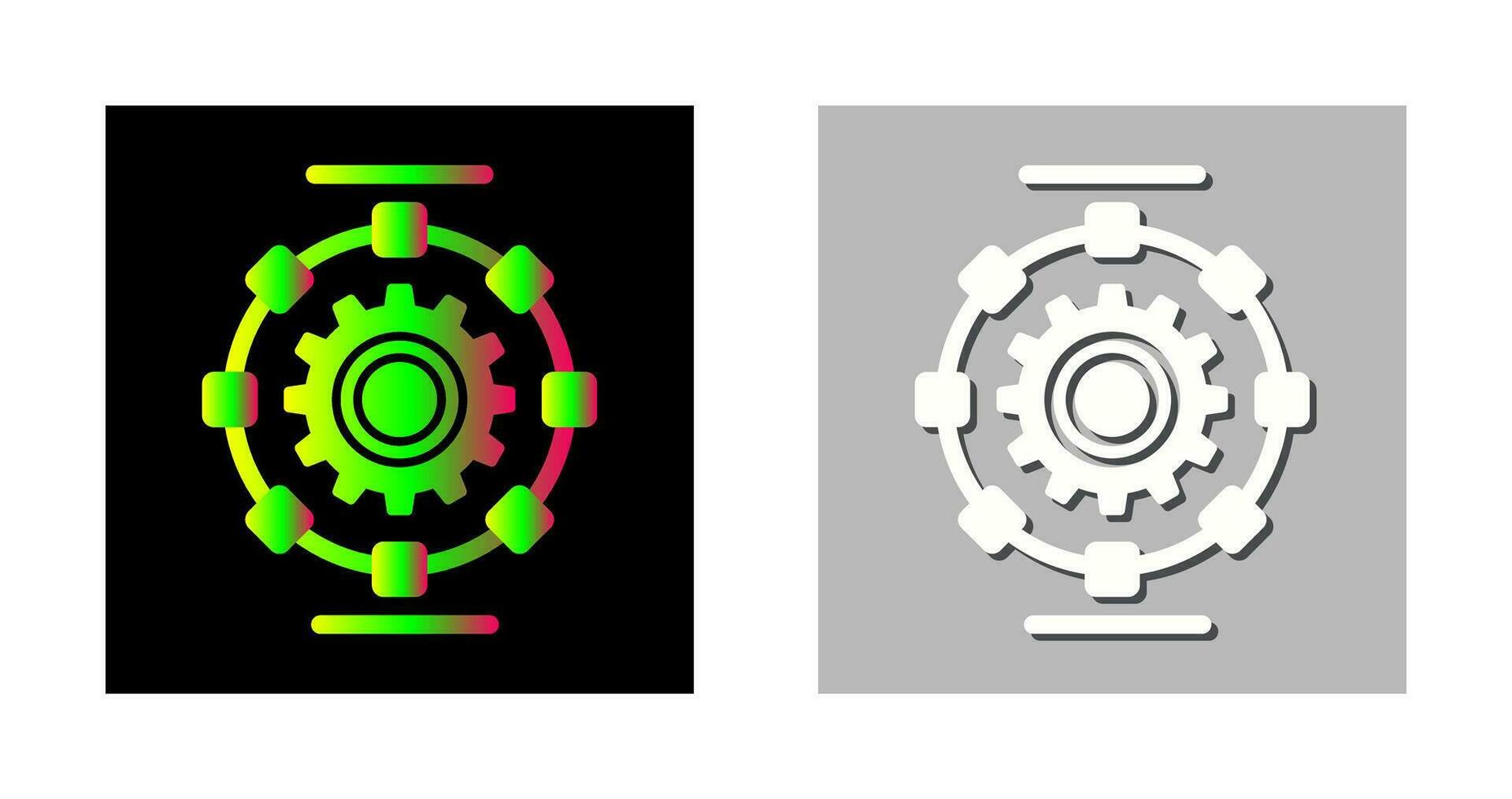 Automated Process Vector Icon