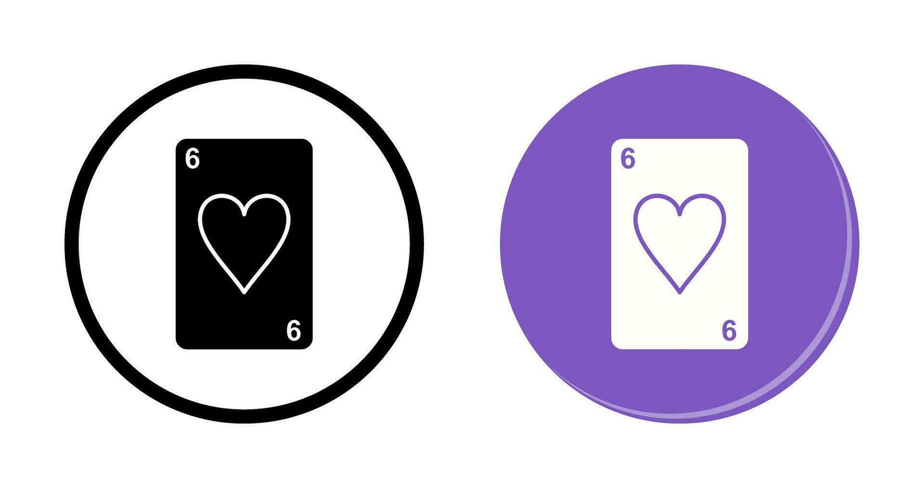 Hearts Card Vector Icon