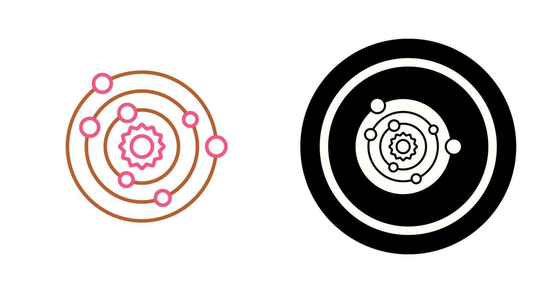 Solar System Vector Icon