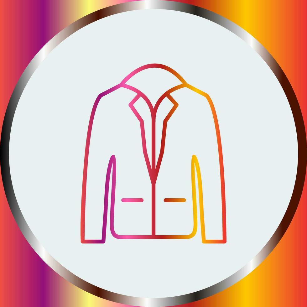 icono de vector de chaqueta elegante