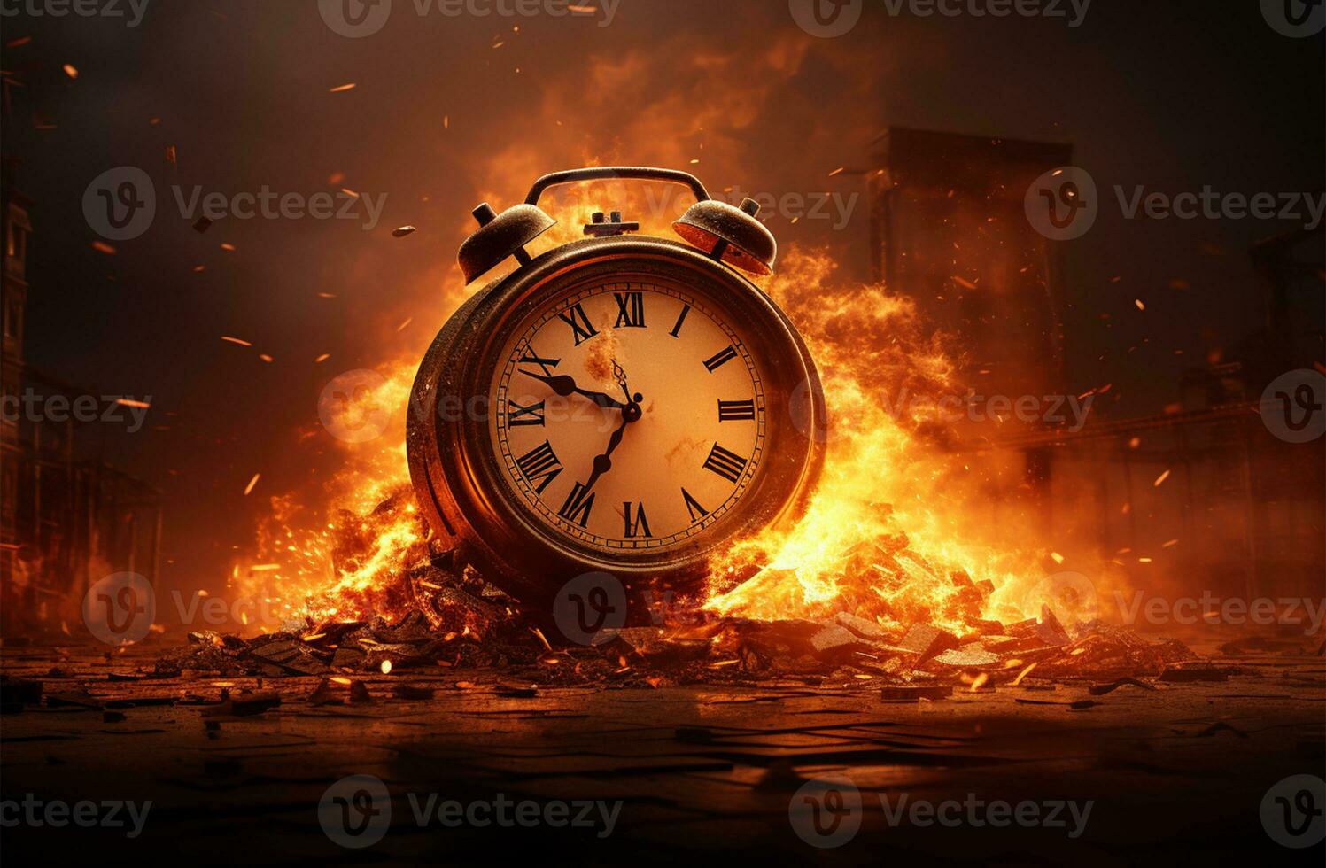 time is money concept AI Generated photo