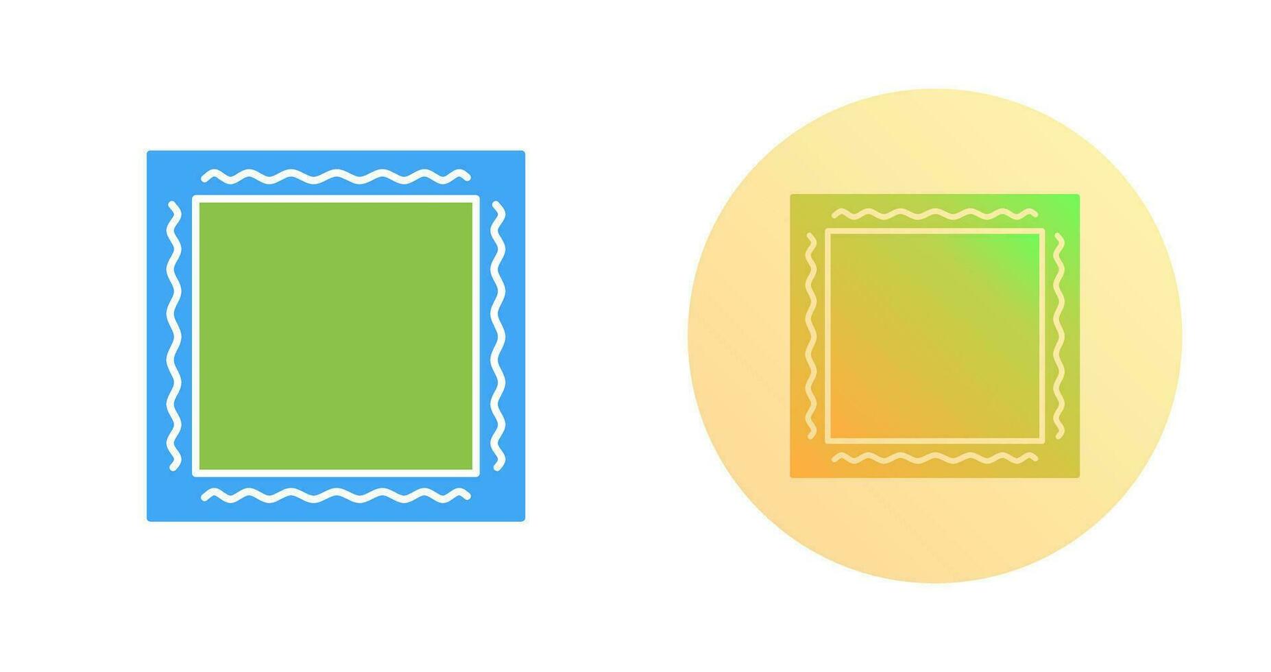 Unique Frame Vector Icon