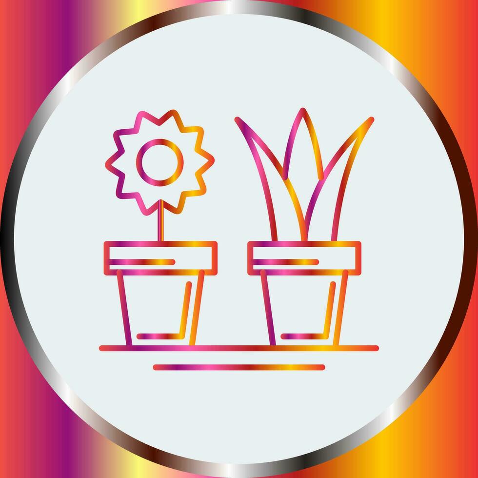 icono de vector de plantas de casa