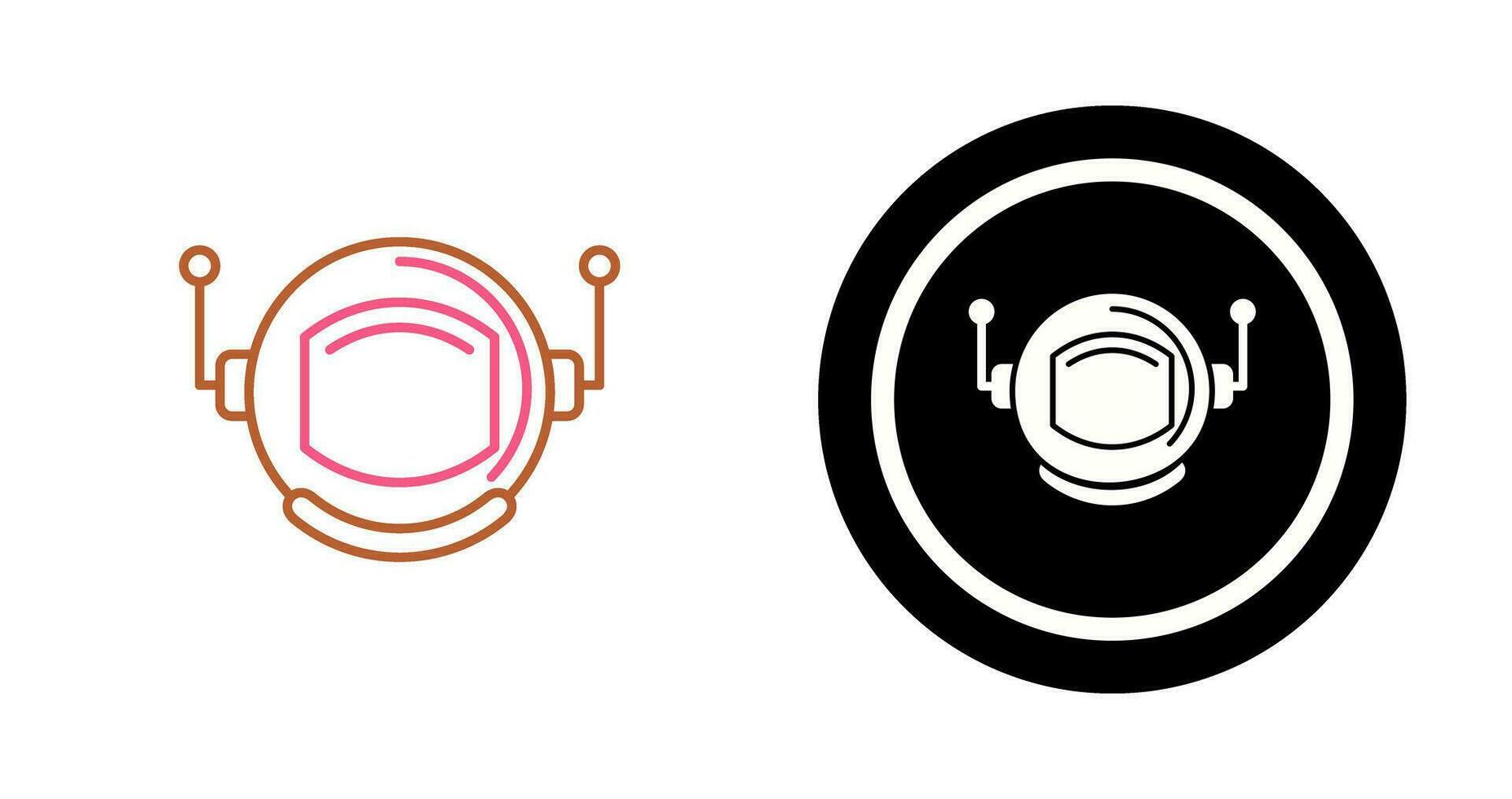 Astronaut Helmate Vector Icon