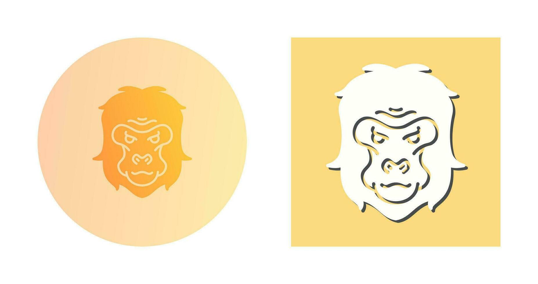 Gorilla Vector Icon